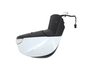 Left wing mirror - Renault SCENIC III PH.1 - Blanc - 963021615R - K1-0228F