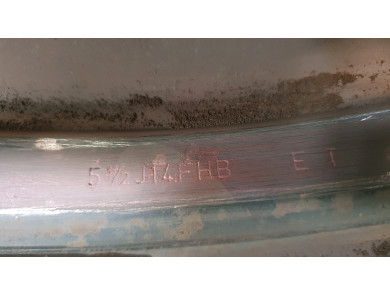 Steel wheel - Citroen XSARA PH.2 - 00005401H7 - R1-9048B