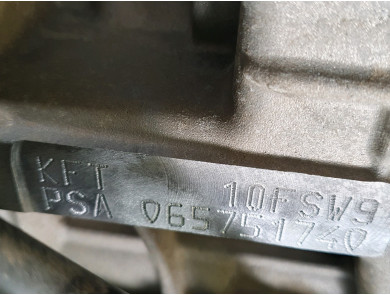 Engine type KFT - Peugeot 206 + - X1-8081E