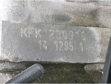 Gearbox type KFK - Volkswagen POLO V PH.1 - A1-8825C