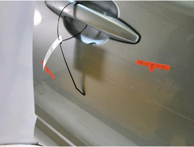 Porte avant droite - Citroen C4 II PH.1 - Vert Clair - 9435083880 - F2-0047P