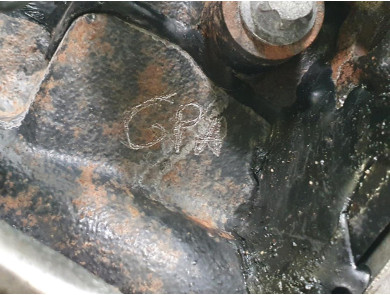 Engine type K9K704 - Renault CLIO II PH.2 - X2-0048R