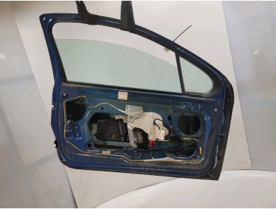 Left door (3-door models only) - Peugeot 207 - Bleu Clair - 9002AN - H1-9705J