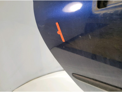 Porte gauche (3 portes) - Peugeot 207 - Bleu Clair - 9002AN - H1-9705J