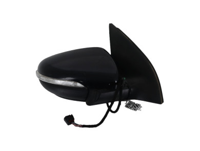 Right wing mirror - Volkswagen GOLF VI - Noir - 5K0857508AF9B9 - R1-9654A