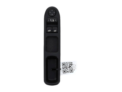 Left window-lift switch panel - Peugeot 207 - 6554QC - S1-9512N