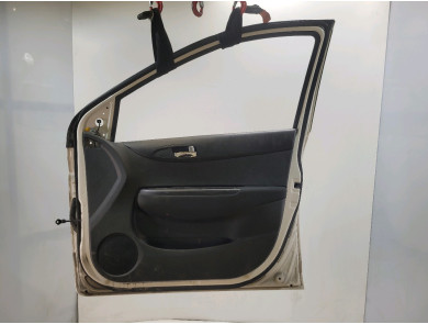 Right front door - Hyundai I20 I PH.2 - Blanc - 760044P500 - U1-7285U