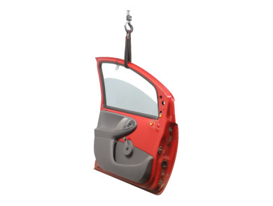 Porte avant gauche - Peugeot 107 PH.1 - Rouge Clair - 1612541480 - W0-0553Y