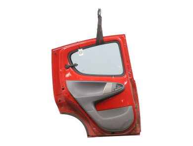 Porte arrière gauche - Peugeot 107 PH.1 - Rouge Clair - 1612543780 - U0-0761N