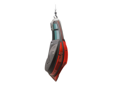Porte arrière droite - Opel CROSSLAND X PH.1 - Rouge Clair - 39127312 - X1-2547V