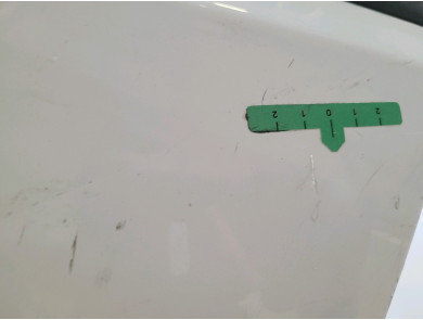 Left front door - Opel MERIVA B PH.2 - Blanc - 39144651 - E1-7365S