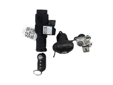 Steering lock and door key cylinders kit used - Fiat 500 - 6000633663