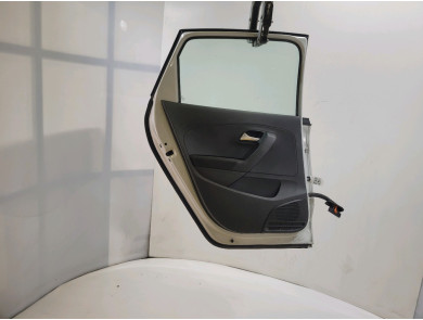 Porte arrière gauche - Volkswagen POLO V PH.2 - Blanc - 6R4833055J - W1-7474Y
