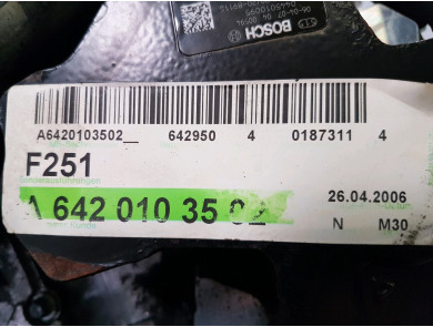 Engine type A6420103502 - Mercedes CLASSE R PH.1 - T1-8172L
