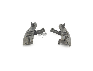 Lot de supports pare choc avant - Citroen C3 II PH.2 - Gris Fonce - 9803504080 - M1-1244U