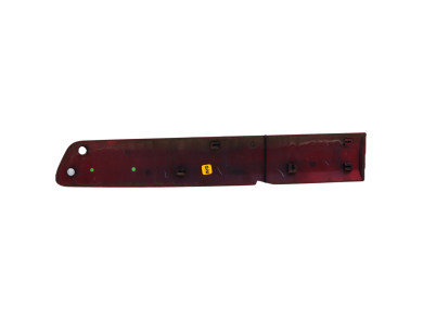 Right rear door trim - Citroen BERLINGO II PH.1 - Rouge Fonce - 8546X3 - H0-9454V