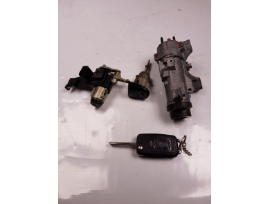 Steering lock and door key cylinders kit used - Volkswagen POLO - GPA-21-0004541