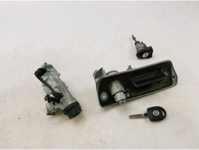 Qiilu kit barillet t4 Cylindre de serrure d'allumage, Alliage d'aluminium Serrure d'allumage Cylindre Clé d'allumage/Serrure de porte Jeu de commutateurs de démarrage d'allumage de voiture Rempla Qiilu kit barillet t4 Cylindre de serrure d'allumage, Alliage d'aluminium Serrure d'allumage Cylindre Clé d'allumage/Serrure de porte Jeu de commutateurs de démarrage d'allumage de voiture Rempla