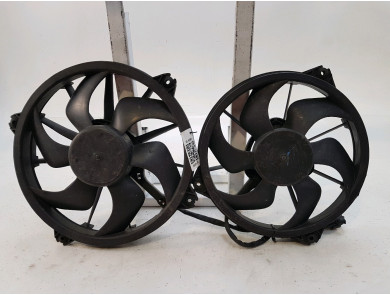 Radiator fan + mounting used - Citroen C8 - GPA-21-0005072